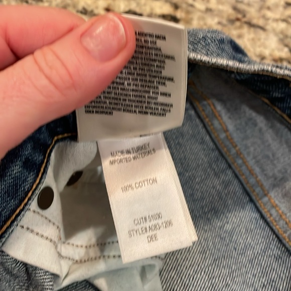 AGOLDE Dee High Rise Jean Shorts - Picture 8 of 9